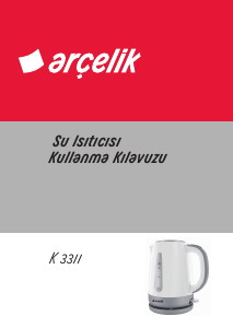 Kullanım kılavuzu Arçelik K 3311 Çaydanlık