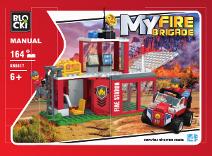 Manual Blocki set KB0817 MyFireBrigade Fire station