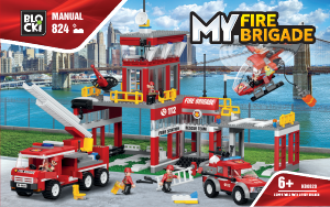 Manual Blocki set KB0820 MyFireBrigade Large fire station