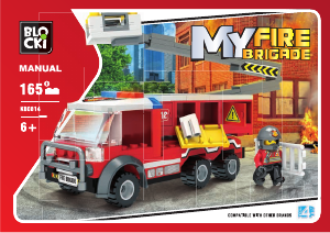 Manual Blocki set KB0814 MyFireBrigade Fire truck