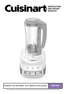 Handleiding Cuisinart MFP-B36 Blender