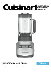 Handleiding Cuisinart SPB-650GW Blender