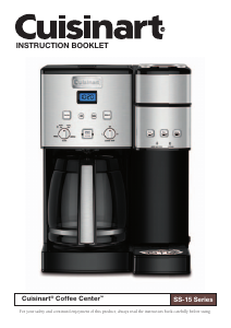 Manual Cuisinart SS-15P1 Coffee Machine