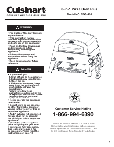 Handleiding Cuisinart CGG-403 Pizzamaker