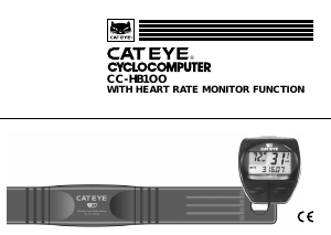 Manual Cateye CC-HB100 Cycling Computer