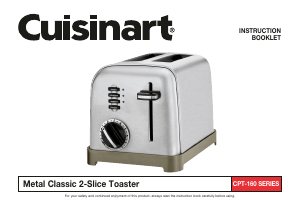 Manual Cuisinart CPT-160BKSP1 Toaster