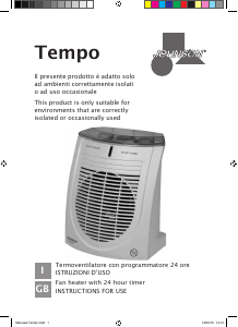 Manuale Johnson Tempo Termoventilatore