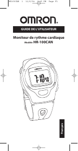 Mode d’emploi Omron HR-100CAN Moniteur de fréquence cardiaque