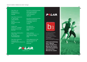 Manual de uso Polar B3 Monitor de ritmo cardíaco
