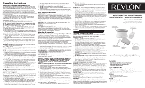 Mode d’emploi Revlon RVSO3501B6 Chauffe-cire