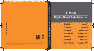 Manual Timex W-248 Monitor de frequência cardíaca