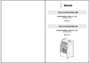 Bruksanvisning Watex 1950 King Varmeapparat