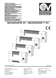 Instrukcja Vortice Microrapid T V0 Ogrzewacz