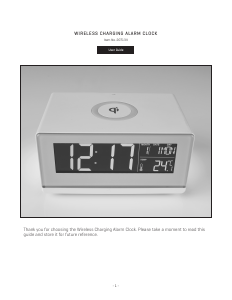 Manual Sharper Image 207134 Alarm Clock