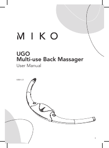 Handleiding Miko MMH-01 Massageapparaat