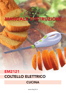 Manuale DCG EM2121 Coltello elettrico