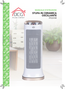 Manuale DCG PTC5159 Termoventilatore