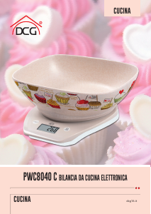 Manuale DCG PWC8040 Bilancia da cucina