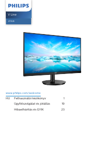 Használati útmutató Philips 275V8LA V Line LED-es monitor