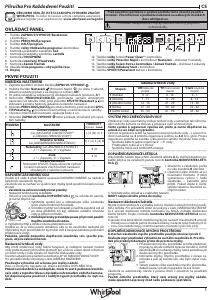 Manuál Whirlpool W7F HP33 A Myčka na nádobí