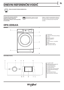 Priročnik Whirlpool FFWDB 864369 SV EE Pralno-sušilni stroj