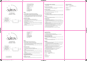 Bedienungsanleitung Xiron CR-08 Uhrenradio