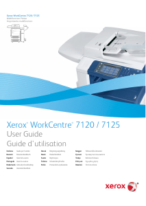Manual Xerox WorkCentre 7125 Impressora multifunções