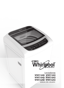 Manual de uso Whirlpool WWG16ASHLA Lavadora