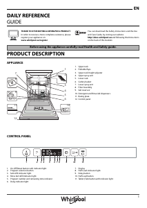 Manual Whirlpool WIC 3B19 UK Dishwasher