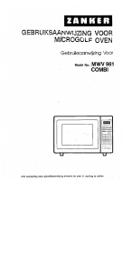 Handleiding Zanker 961 Magnetron