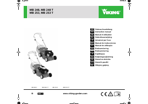 Manual Viking MB 253 T Corta-relvas