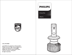 Hướng dẫn sử dụng Philips LUM11005U3021X2 Ultinon Pro Đèn pha xe hơi