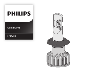 Hướng dẫn sử dụng Philips LUM11012U91X2 Ultinon Pro Đèn pha xe hơi