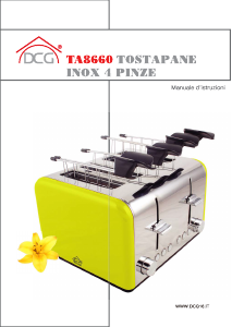Manuale DCG TA8660 Tostapane