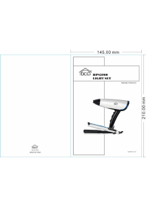 Manuale DCG HPS2900 Asciugacapelli