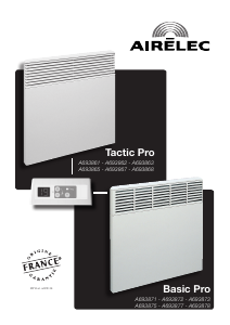 Manuál Airelec A693865 Tactic Pro Topení