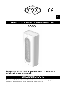 Manuale Argo Bobo Termoventilatore