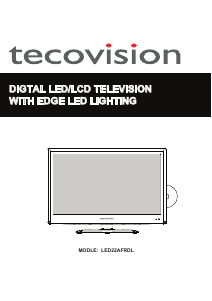 Handleiding Tecovision LED22AFRDL LED televisie