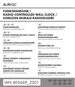 Manual de uso Auriol IAN 405669 Reloj