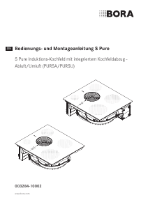 Bedienungsanleitung Bora S Pure Kochfeld