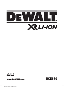 Manual de uso DeWalt DCE530N Decapador por aire caliente