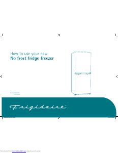 Manual Frigidaire FRC150FF Fridge-Freezer