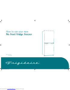 Manual Frigidaire FRC150FFS Fridge-Freezer