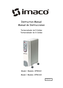 Manual de uso Imaco OFR11AO Calefactor
