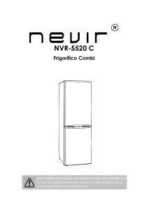 Manual de uso Nevir NVR-5520 C Frigorífico combinado