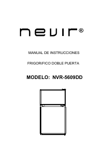 Manual de uso Nevir NVR-5609 DD Frigorífico combinado