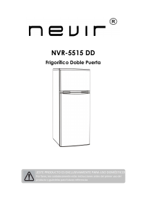 Manual de uso Nevir NVR-5515 DD Frigorífico combinado