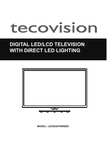 Manual Tecovision LED50AFRWKBD LED Television