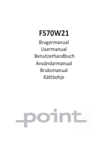 Käyttöohje Point FS70W21 Pakastin