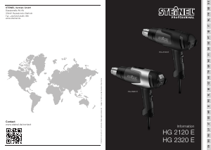 Руководство Steinel HG 2320 E Промышленный фен